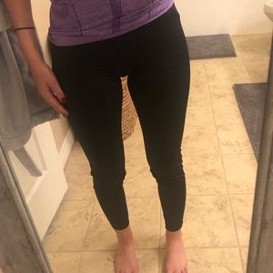 ASICS workout leggings black s